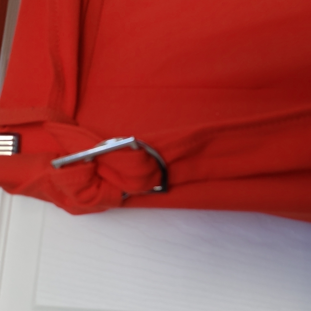 Ann Taylor red Assimetrical skirt size 10 - Picture 9 of 17